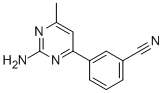 3-(2-AMINO-6-METHYLPYRIMIDIN-4-YL)BENZONITRILE