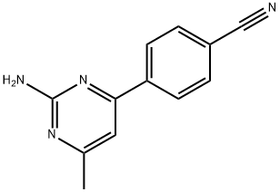 4-(2-AMINO-6-METHYLPYRIMIDIN-4-YL)BENZONITRILE