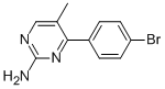 4-(4-BROMOPHENYL)-5-METHYLPYRIMIDIN-2-AMINE