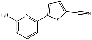 5-(2-AMINOPYRIMIDIN-4-YL)THIOPHENE-2-CARBONITRILE