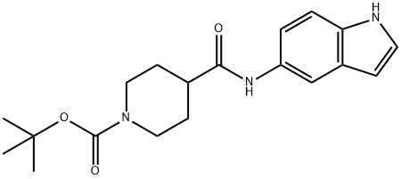5-[1-(tert-butoxycarbonyl)piperidine-4-carbonylamino]indole