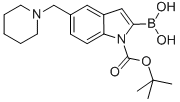 2-硼-5-(1-哌啶基甲基)-1H-吲哚-1-羧酸-1-(1,1-二甲基乙基)酯