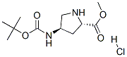 (2S,4R)-4-叔丁氧羰基氨基吡咯烷-2-羧酸甲酯盐酸盐
