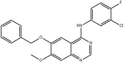 N-(3-氯-4-氟苯基)-7-甲氧基-6-苄氧基喹唑啉-4-胺