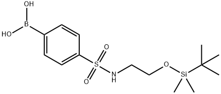 4-(N-(2-(TBDMSO)乙基)磺酰胺)苯基硼酸