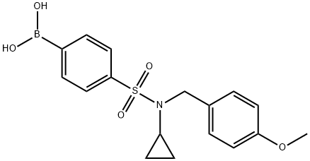 4-[N-环丙基-N-(4-甲氧基苄基)磺酰胺]苯基硼酸