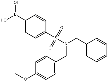 4-(N-苄基-N-(4-甲氧基苄基)磺酰胺)苯基硼酸