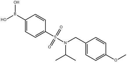 4-(N-异丙基-N-(4-甲氧基苄基)磺酰胺)苯基硼酸