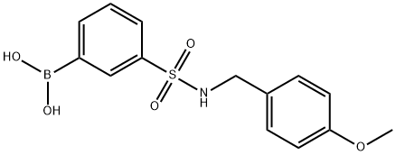 3-[N-(4-甲氧基苄基)磺酰胺]苯基硼酸