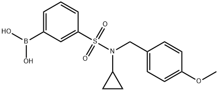 3-[N-环丙基-N-(4-甲氧基苄基)磺酰胺]苯基硼酸