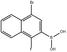 4-溴-1-氟萘-2-硼酸