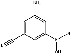 3-氨基-5氰基苯硼酸