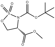 3-(叔丁基)4-甲基(S)-1,2,3-噁噻唑烷-3,4-二羧酸2,2-二氧化物