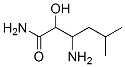 Hexanamide,  3-amino-2-hydroxy-5-methyl-  (9CI)