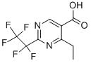 4-ETHYL-2-PENTAFLURO ETHYL PYRIMIDINE-5-CARBOXYLIC ACID
