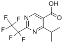 4-ISOPROPYL-5-PENTAFLUORO-PYRIMIDINE-5-CARBOXYLIC ACID