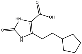 5-(2-氯苯乙基)-2,3-二氢-2-氧代-1H-咪唑-4-羧酸