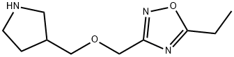 5-乙基-3-((吡咯烷-3-基甲氧基)甲基)-1,2,4-噁二唑