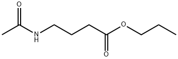 Butanoic  acid,  4-(acetylamino)-,  propyl  ester
