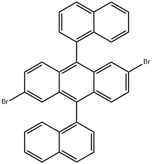 2,6-二溴-9,10-二(1-萘)蒽