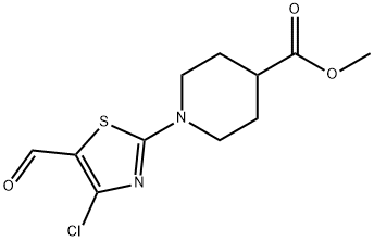 4-氯-2-(4-甲氧甲酰基-1-哌啶)-5-噻唑甲醛