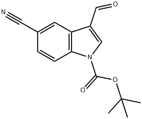 1-Boc-5-cyano-3-formylindole