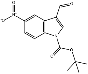 1-BOC-3-甲酰基-5-硝基吲哚