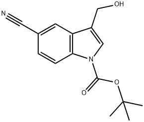 1-BOC-5-氰基-3-羟基甲基吲哚