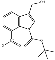1-BOC-3羟甲基-7-硝基吲哚