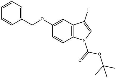 5-(苄氧基)-3-碘-1H-吲哚-1-羧酸叔丁酯