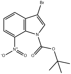 1-BOC-3-溴-7-硝基吲哚
