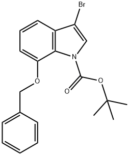 1-BOC-7-苄氧基-3-溴吲哚