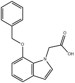 (7-苄氧基吲哚-1-基)乙酸