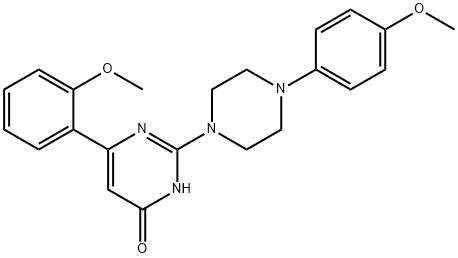 6-(2-methoxyphenyl)-2-[4-(4-methoxyphenyl)-1-piperazinyl]-4(3H)-pyrimidinone