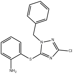 2-[(1-benzyl-3-chloro-1H-1,2,4-triazol-5-yl)sulfanyl]aniline