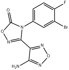 3-(4-氨基-1,2,5-恶二唑-3-基)-4-(3-溴-4-氟苯基)-1,2,4-恶二唑-5(4H)-酮