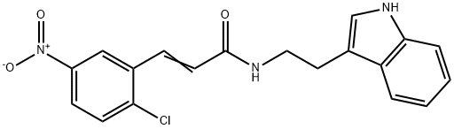 (E)-3-(2-chloro-5-nitrophenyl)-N-[2-(1H-indol-3-yl)ethyl]-2-propenamide
