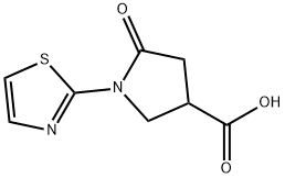 5-氧代-1-(2-噻唑基)-3-吡咯烷甲酸