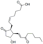 (Z)-7-[(1S,2R,3R)-3-hydroxy-5-oxo-2-[(E)-3-oxooct-1-enyl]cyclopentyl]hept-5-enoic acid
