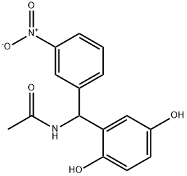 N-[(2,5-DIHYDROXY-PHENYL)-(3-NITRO-PHENYL)-METHYL]-ACETAMIDE