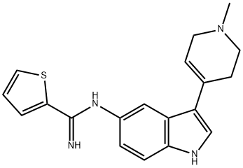 N-[3-(1,2,3,6-Tetrahydro-1-Methyl-4-pyridinyl)-1H-indol-5-yl]-2-thiophenecarboxiMidaMide