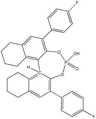 (11bS)-2,6-Bis(4-chlorophenyl)-8,9,10,11,12,13,14,15-oct
ahydro-4-hydroxy-4-oxide-dinaphtho[2,1-d:1||-||,2||-||-f][1,3,2]d
ioxaphosphepin