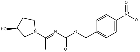 [N(E)]-[1-[(3S)-3-羟基-1-吡咯烷基]亚乙基]氨基甲酸 (4-硝基苯)甲酯
