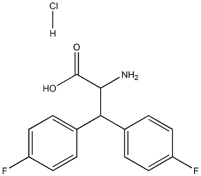 2-氨基-3,3-二(4-氟苯基)丙酸盐酸