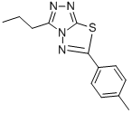 6-(4-methylphenyl)-3-propyl[1,2,4]triazolo[3,4-b][1,3,4]thiadiazole