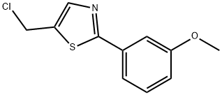 5-(氯甲基)-2-(3-甲氧苯基)噻唑