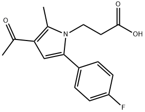 3-[3-乙酰基-5-(4-氟苯基)-2-甲基-1H-吡咯-1-基]丙酸