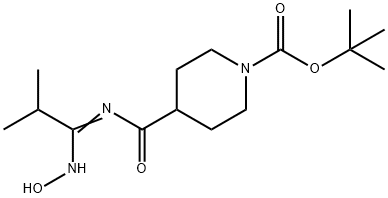 4-(1-Hydroxyimino-2-methylpropylcarbamoyl)-piperidine-1-carboxylic acid tert-butyl ester